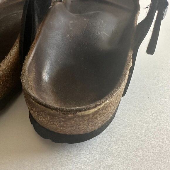 Birkenstock Gizeh Leather Thong Sandals‎ Women's 37/6 Black Patent - Picture 8 of 13